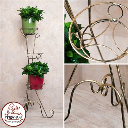 Кованая стойка для цветов 18-003