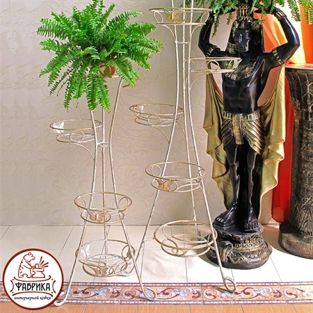 Стойка для цветов кованая