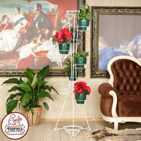 Кованая стойка для цветов 14-109