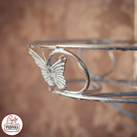 Настенная подставка для цветов из металла 14-602