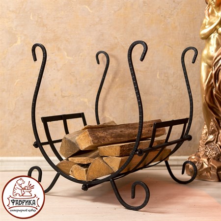 Кованая мебель для дома Дровница 500-61R