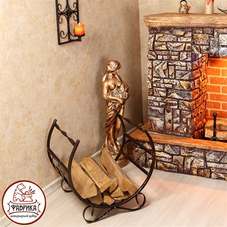 Кованый декор для дома Дровница 500-72