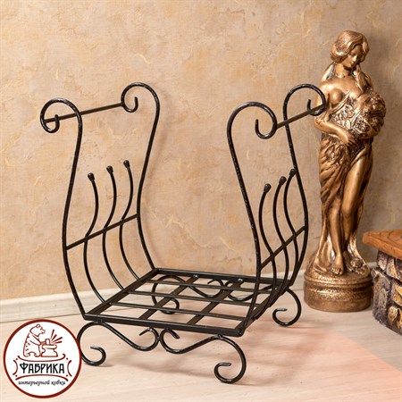 Кованый декор для дома Дровница 500-73