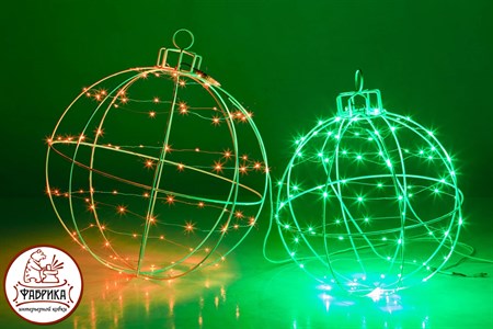 Световые фигуры елочные шары