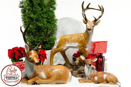 Фигуры оленей