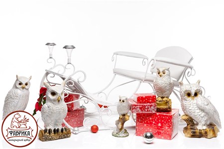 Филин кашпо F04043-WG - фото 14613