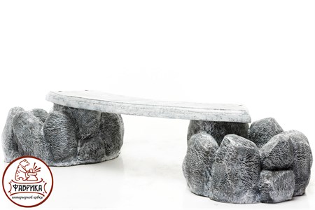 Дачная скамейка Валуны