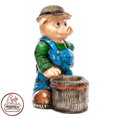 Кашпо поросенок 