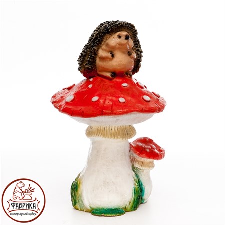 Фигура Ёж на мухоморе  - фото 17955