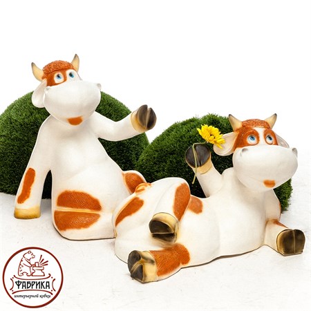 Фигура садовая Корова F08692 - фото 19903