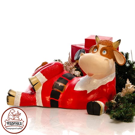 Фигура садовая Корова F08692 - фото 21430