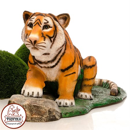Фигура садовая Тигренок - фото 22059