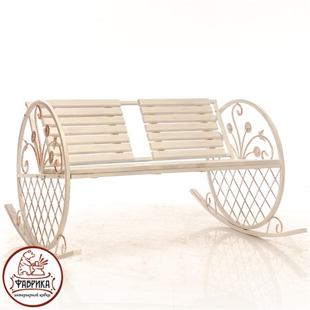 Кресло качалка кованая