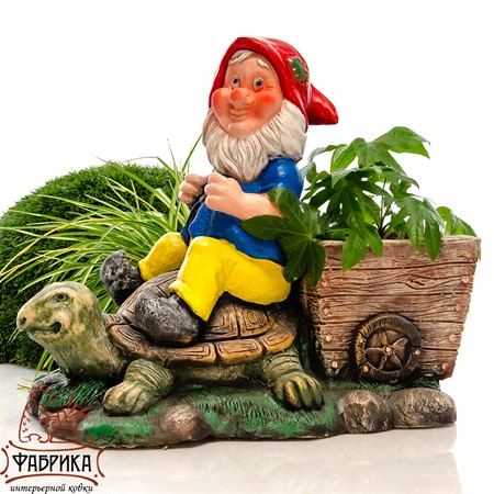 Кашпо для сада Гном F08837 - фото 22709