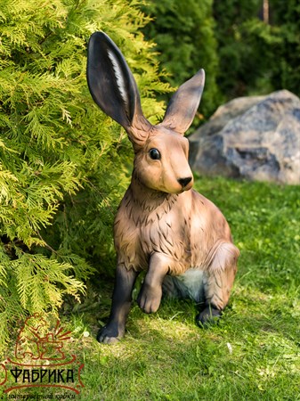 Фигура Заяц, цвет: коричневый