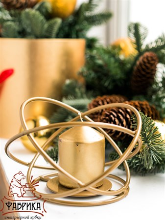 Новогодний подсвечник