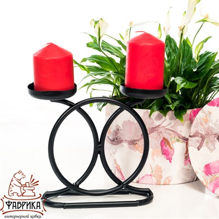 Подсвечник для двух свечей