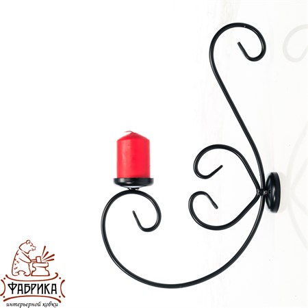 настенный подсвечник на одну свечу