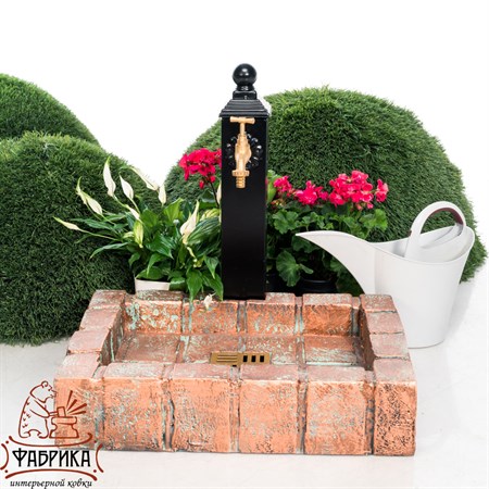 Колонка для сада с поддоном