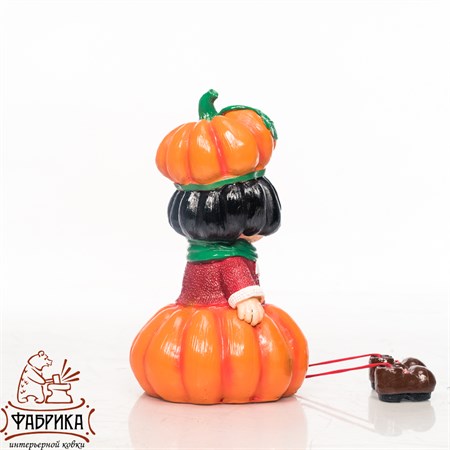 Садовая фигура Гном тыква U09031 - фото 28504