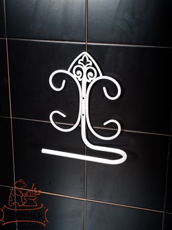 Настенный держатель для туалетной бумаги 58-213W металлический - фото 29521