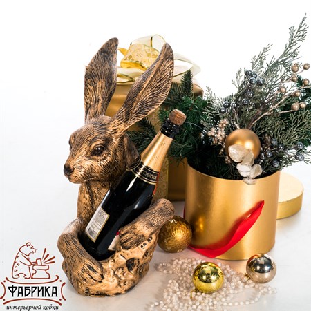 Подставка для бутылки Заяц U09190 - фото 30293