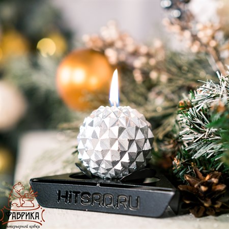 Подсвечник металлический на одну свечу 730-004 - фото 30609