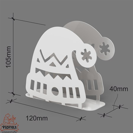 салфетка новогодняя металлическая