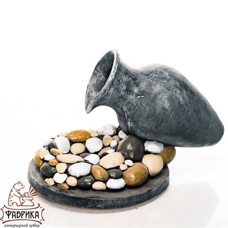 Фонтан садовый с кувшином U09206 полистоун, высота 50 см - фото 31375