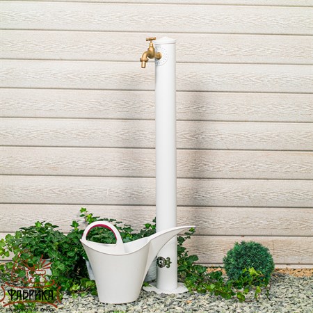 Умывальник садовый с краном 55-117, высота 92 см - фото 31610