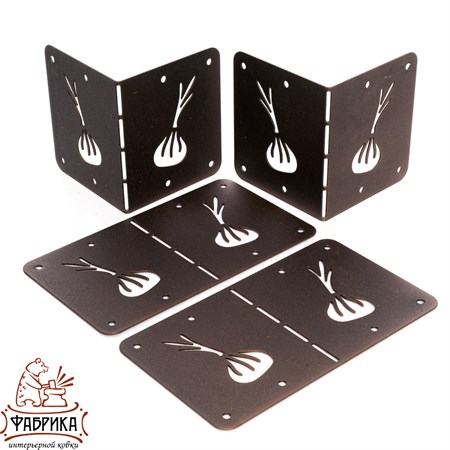 Кронштейн угловой металлический (1шт) для высоких грядок 801-026 - фото 31715