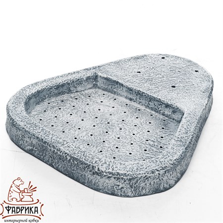 Поддон для умывальника U09237-ВТ стеклопластик под бетон - фото 31985