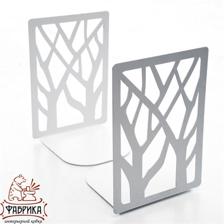 ограничители для книг цв.белый