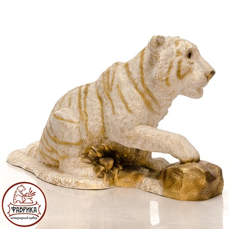 Фигура садовая Тигренок - фото 33525