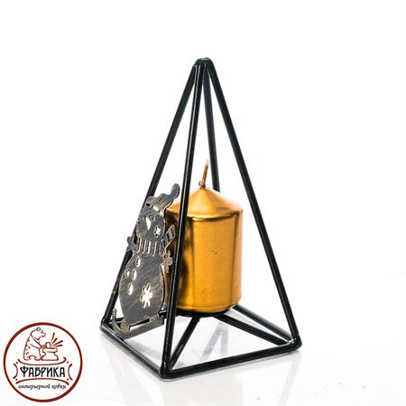 новогодний подсвечник