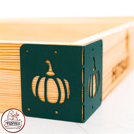 угловой кронштейн для высоких грядок