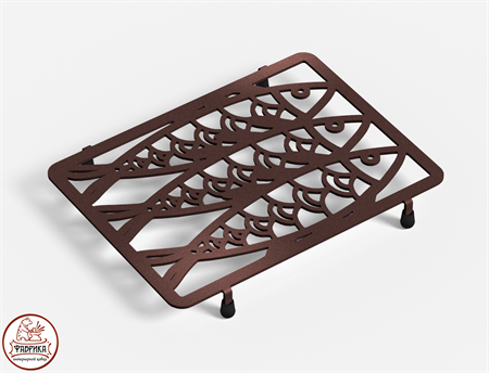 подставка под горячее цв.коричневый