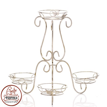 Кованая стойка для цветов 14-004-WG