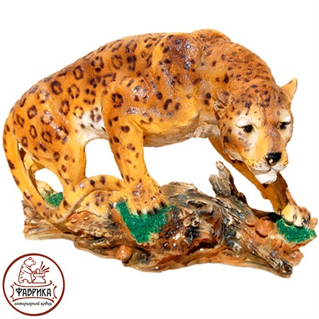 Садовая фигура из полистоуна Барс  F01174