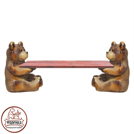 Скамейка медвежонок 