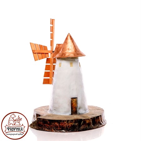 Садовый декор из полистоуна Мельница Италия U07528