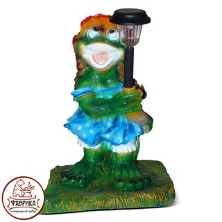 Садовая фигура с фонарем