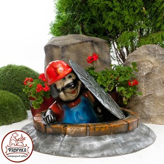 Декоративная крышка колодца