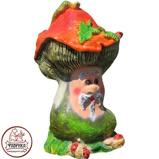 Садовая фигура из полистоуна Гриб Необыкновенный F07323