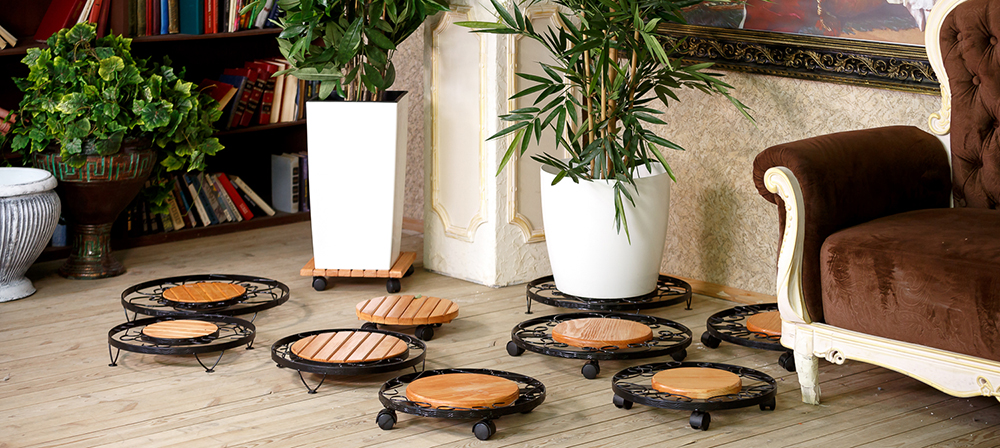 Напольные подставки для растений